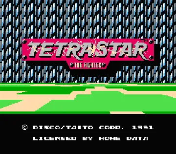 Tetrastar - The Fighter (Japan) screen shot title